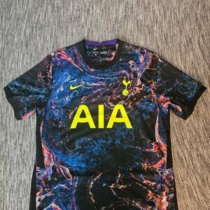 Nike Black Tottenham Hotspur 2021/22 Away Shirt Jersey Men's Large